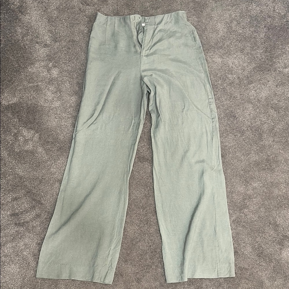 La Hearts Light Green Wide Leg Pants